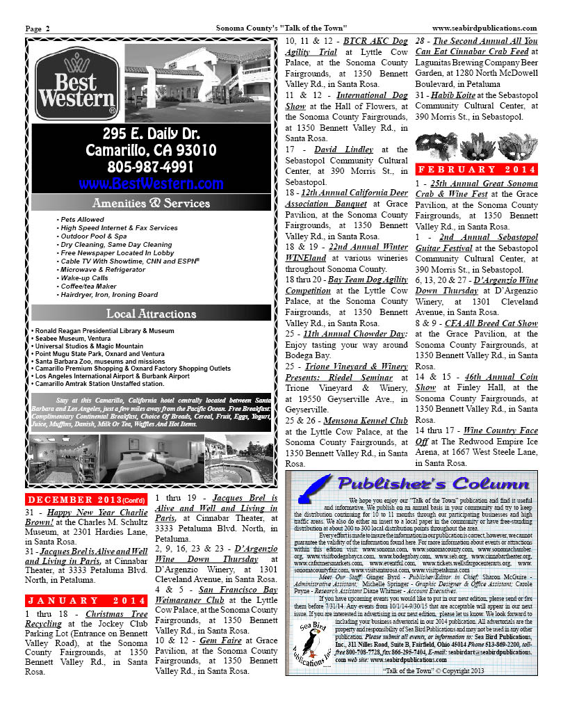 Sonoma County Page 2