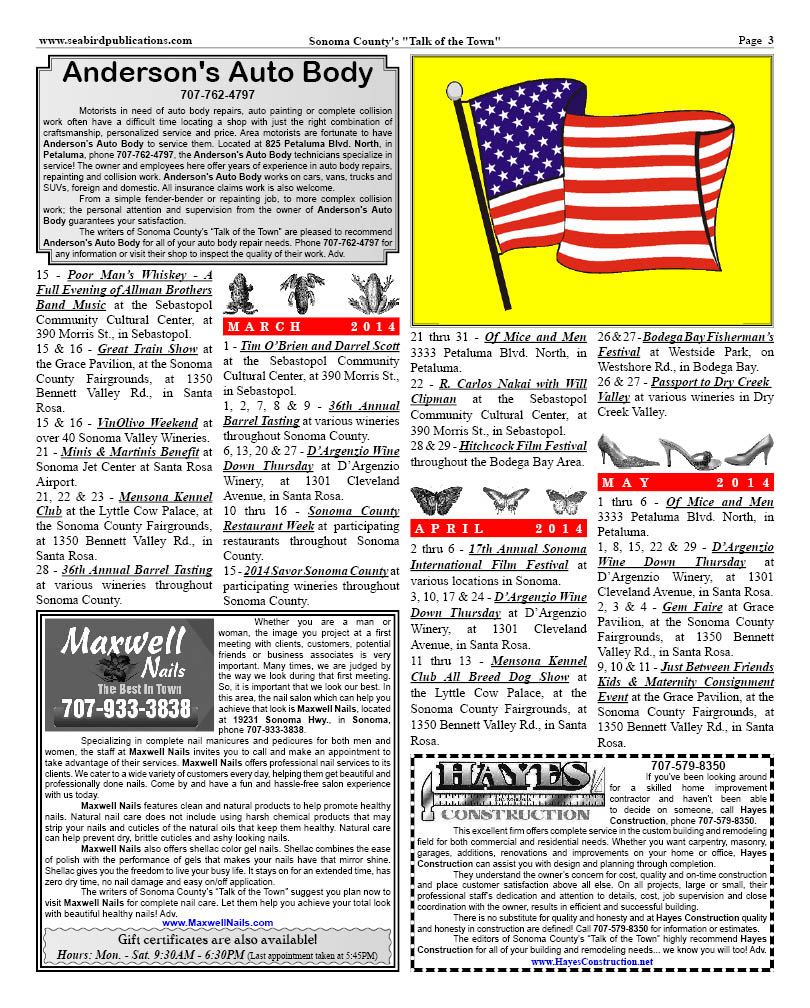 Sonoma County Page 3