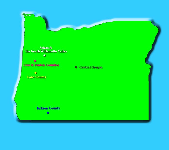 Oregon Map